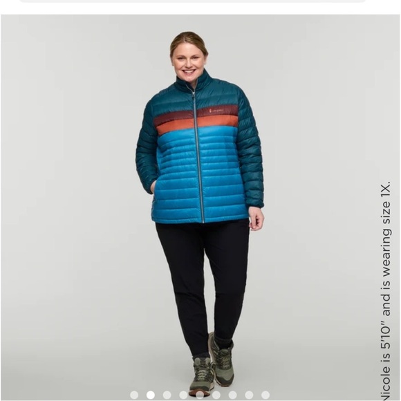 Cotopaxi Women’s XL Fuego Down Jacket Puffer Puff Blue Green NWT Abyss Lake - Picture 12 of 15